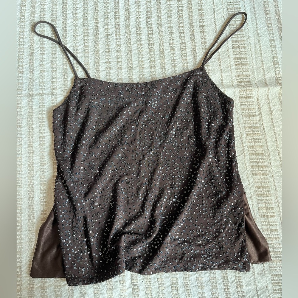 Katayone Adeli y2k embellished top